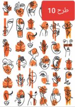 استیکر طراحی ناخن1199 - تصویر 11