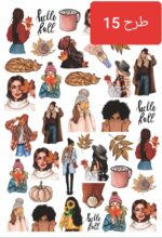 استیکر طراحی ناخن1199 - تصویر 16