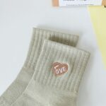 جوراب نیم ساق love کد 1272 - تصویر 4