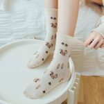 جوراب ساقدار دسته گل 1333 - تصویر 3