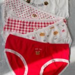 شورت قرمز ببری1297 ( سایز 38 الی 42)(کش کمر ساده است)