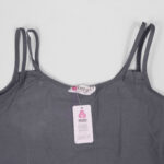 ست شورت و نیم تنه برند کوزا کد109145 طوسی با کش گلبهی - تصویر 3