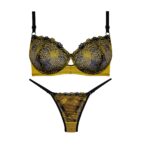 ست شورت و سوتین کارنا رز فنردار کد 104865-910 زرد