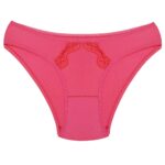 شورت برند لین گیپور گلدار کد602 سرخابی