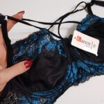 ست شورت و سوتین برندکارنا رز فنردار کد 2038 سرمه ای - تصویر 2