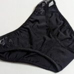 شورت برند لین گیپور گلدار کد 560 مشکی - تصویر 2