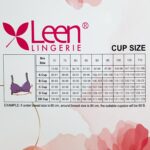 سوتین زنانه برند لین فنردار کد 608 گلبهی - تصویر 5