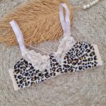 سوتین پلنگی فنردار 105075