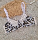 سوتین پلنگی فنردار 105075