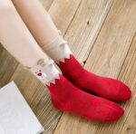 جوراب کریسمسی گوش دار 1364وارداتی - تصویر 3