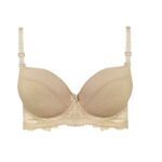 سوتین فنردار پوش آپ کد 104851 کرم