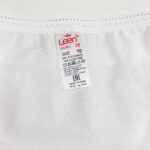 شورت برند لین گیپور گلدار کد 602 سفید - تصویر 3