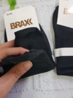 جوراب زیرقوزکی کد1428(مشکی و سفید) - تصویر 2