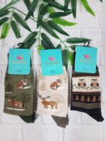 جوراب ساقدار طرح دار کد1442