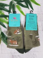 جوراب ساقدار طرح دار کد1442 - تصویر 2