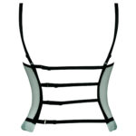 ست شورت و سوتین برتا فنردار شیشه ای کد 2261 آبی روشن - تصویر 3