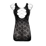 لباس خواب نگین دار کد 7032 مشکی