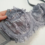 ست شورت و سوتین برتافنردار کد2420-GG نقره ای - تصویر 3