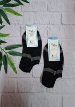 جوراب زیرقوزکی توری لمه مشکی کد 1503