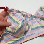 سوتین بدون فنر راه راه کد 104955(رنگ بند رندوم) - تصویر 2