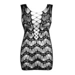 لباس خواب نگین دار کد 7091 مشکی