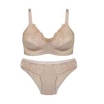 ست شورت و سوتین فنردار گیپوری کد 109008