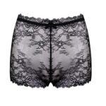 شورت گیپوری نیم پا کد 104688-8 مشکی(مناسب 34تا38)