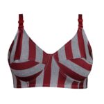 سوتین بدون فنر راه راه کد 103013