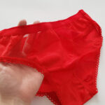 ست شورت وسوتین پانیذ ساتن بدون فنر کد 104648 - تصویر 4