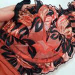 ست شورت و سوتین برتا فنردار کد2420-JR نارنجی - تصویر 3