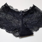 شورت گیپوری نیم پا کد 104688-8 مشکی(مناسب 34تا38) - تصویر 3