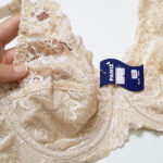 ست شورت و سوتین فنردار گیپور گلدار کد 109015 - تصویر 2