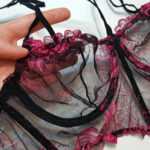 ست شورت و سوتین برتافنردار کد 2511-EB مشکی - تصویر 4