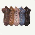 جوراب مچی طرح گل کد 1465 - تصویر 2