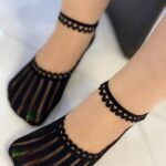 جوراب گیپوری بند دار کد 1460