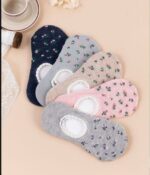 جوراب کالج گل گلی کد 1479 - تصویر 3