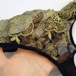 ست شورت و سوتین برتافنردارکد 2420-BBG مشکی طلایی - تصویر 4