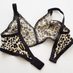 سوتین پرسی پلنگی بدون فنر کد 105046 - تصویر 2