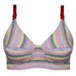 سوتین بدون فنر راه راه کد 104955(رنگ بند رندوم)