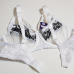 سوتین پانیذ فنردار گیپوری هارنس دار کد 1066397 سفید - تصویر 3