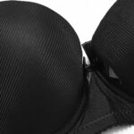 ست شورت و سوتین فنردار اسفنجی کدP133 مشکی - تصویر 2