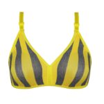 سوتین راهراه بدون فنر توری پرسی کد 105046