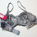 ست شورت و سوتین برتافنردار کد 102420-MP طوسی - تصویر 3