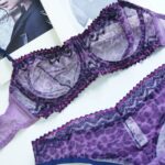 ست شورت و سوتین برتا فنردار کد2420-BP بنفش - تصویر 2