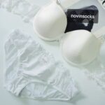 ست شورت و سوتین اسفنجی فنردار کد P163 سفید