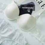 ست شورت و سوتین اسفنجی فنردار کد P163 سفید - تصویر 2