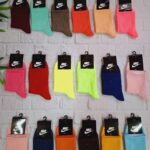 جوراب نیم ساق ساده کش اسپرت کد 1493