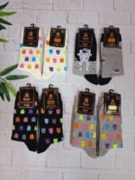 جوراب ساقدار طرح دار کد 1495 - تصویر 3