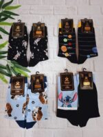 جوراب ساقدار طرح دار کد 1495 - تصویر 3