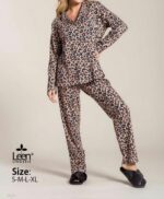 ست لباس راحتی پلنگی کد 148 - تصویر 2